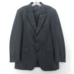 Gieves & Hawkes Sport Coat 40 Blazer Wool Herringbone Jacket Italy *